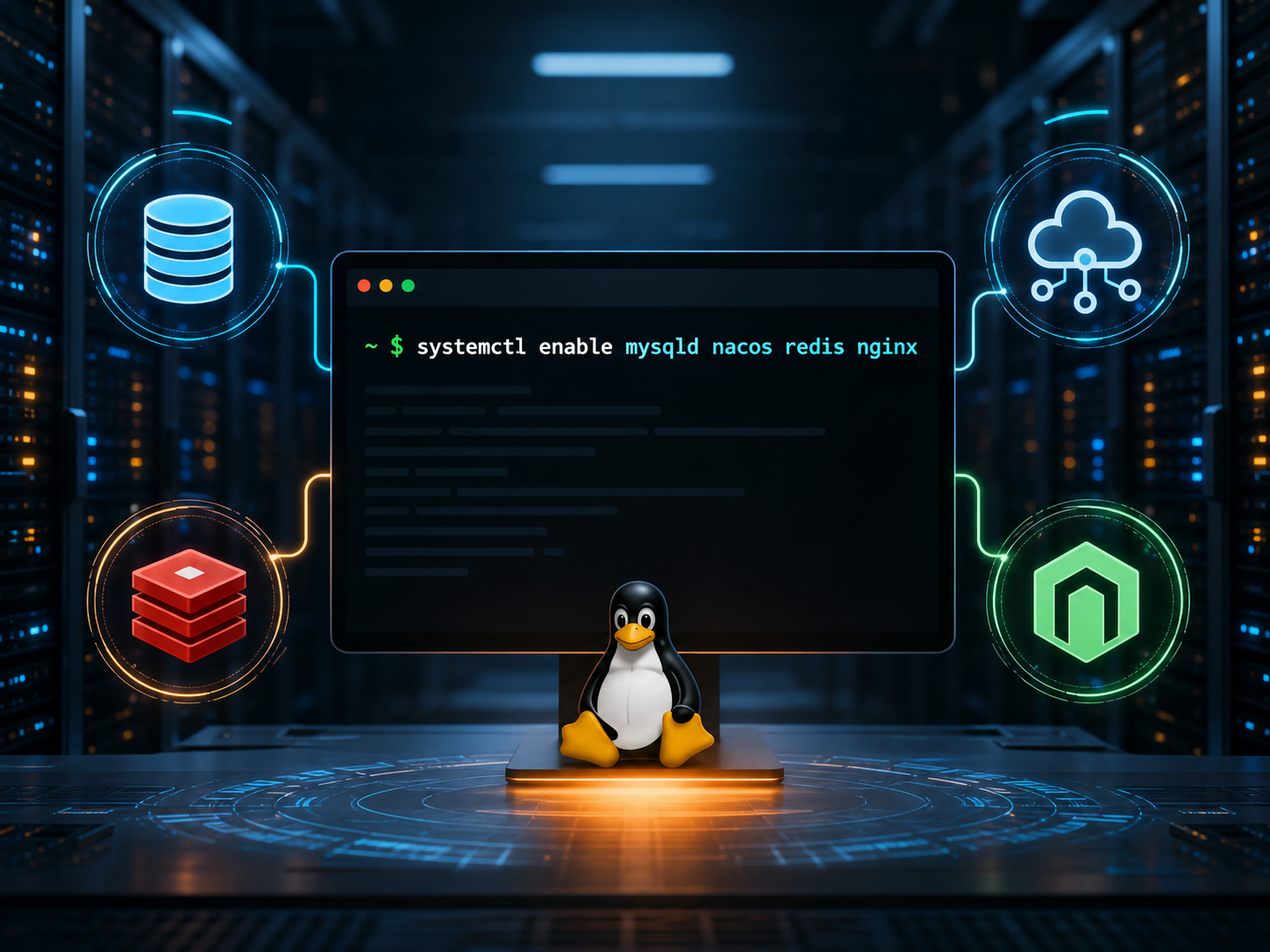 Linux 使用 systemd 配置 MySQL、Nacos、Redis、Nginx 开机自启